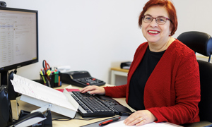 Berit en leende kvinna