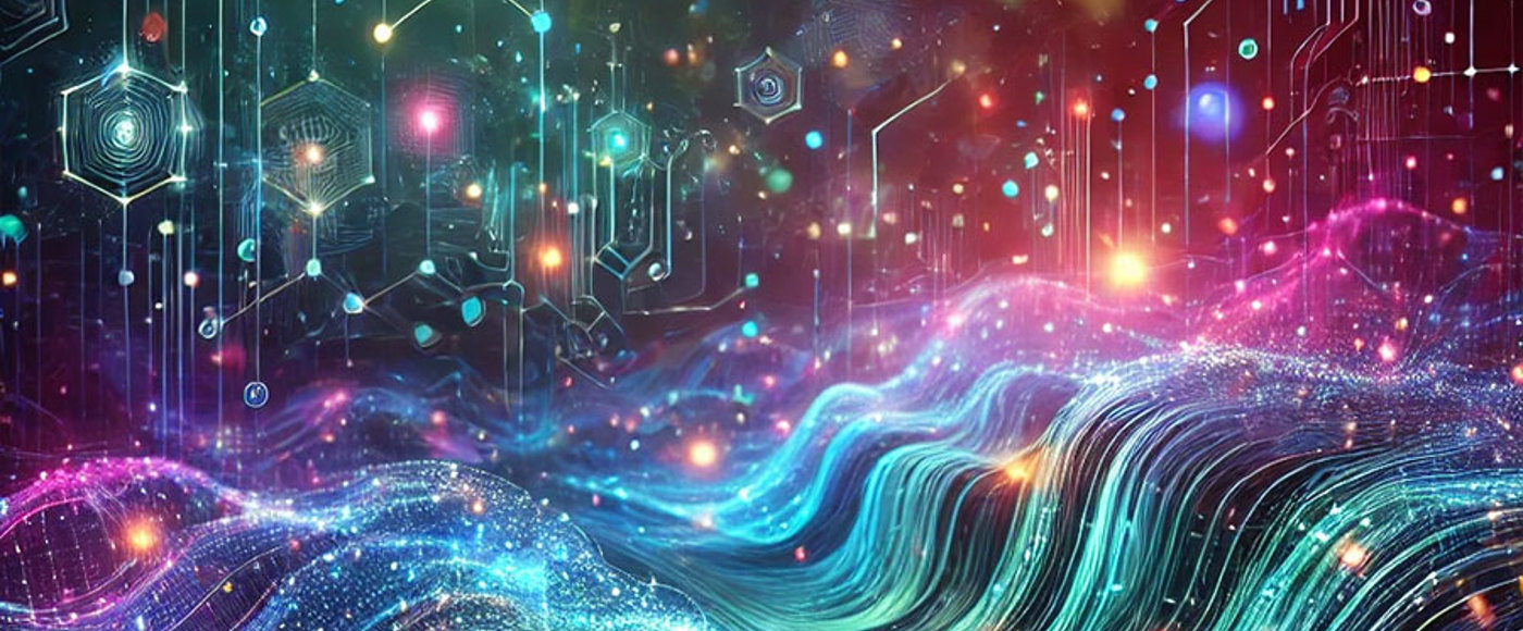 futuristisk illustration av AI och tech